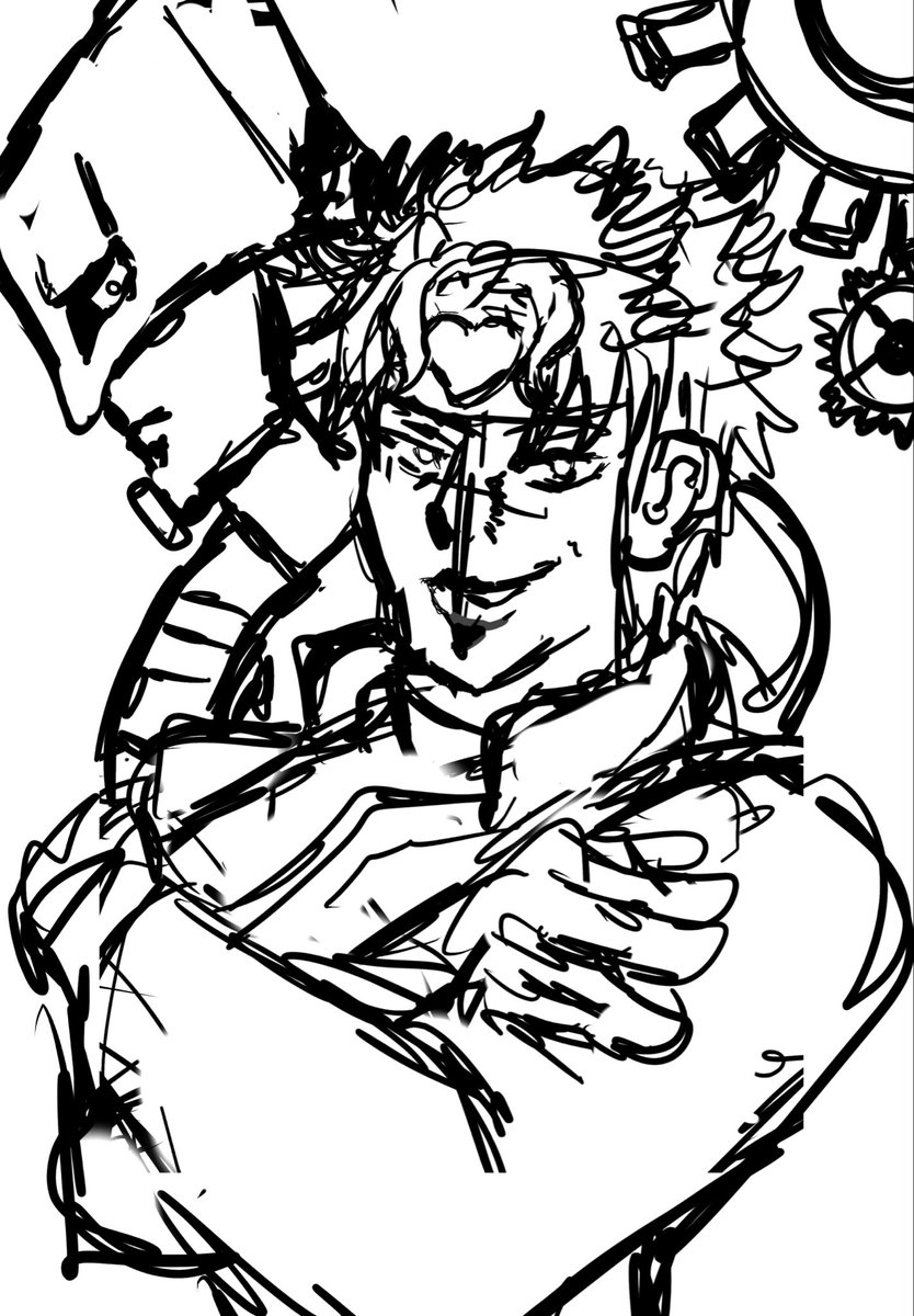 ehhen_illust's tweet photo. DIO久しぶりラフだけ、書いてみた #イラスト #jjr https://t.co/cU8djUC0k8