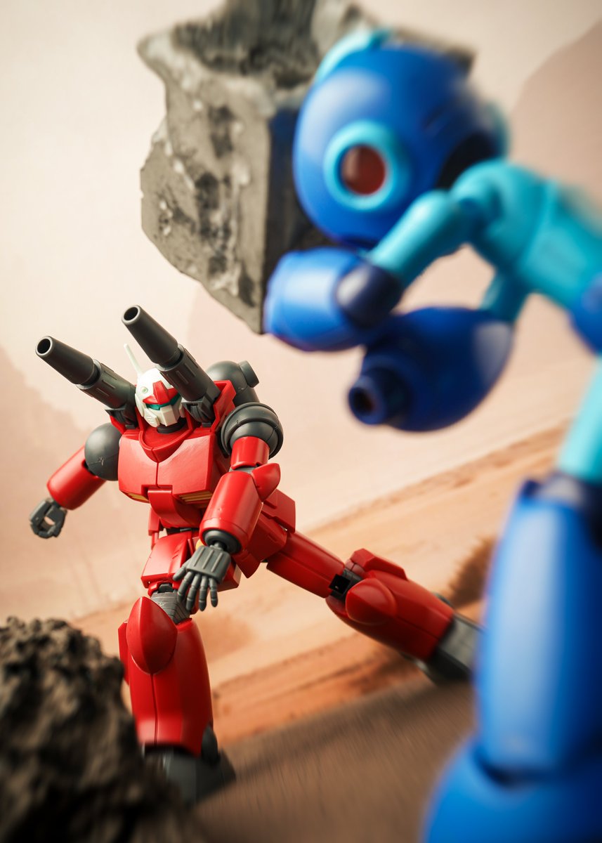 nagisanpan's tweet photo. 【ロックマンvs】

他のフィギュアを並べてボス戦ぽく https://t.co/yhrvmgspK3
