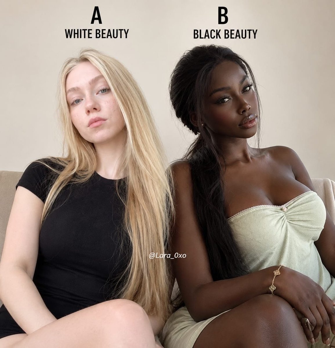 meloiiy's tweet photo. A or B? 

Who would you pick for a date? https://t.co/J0YIrbS6H0