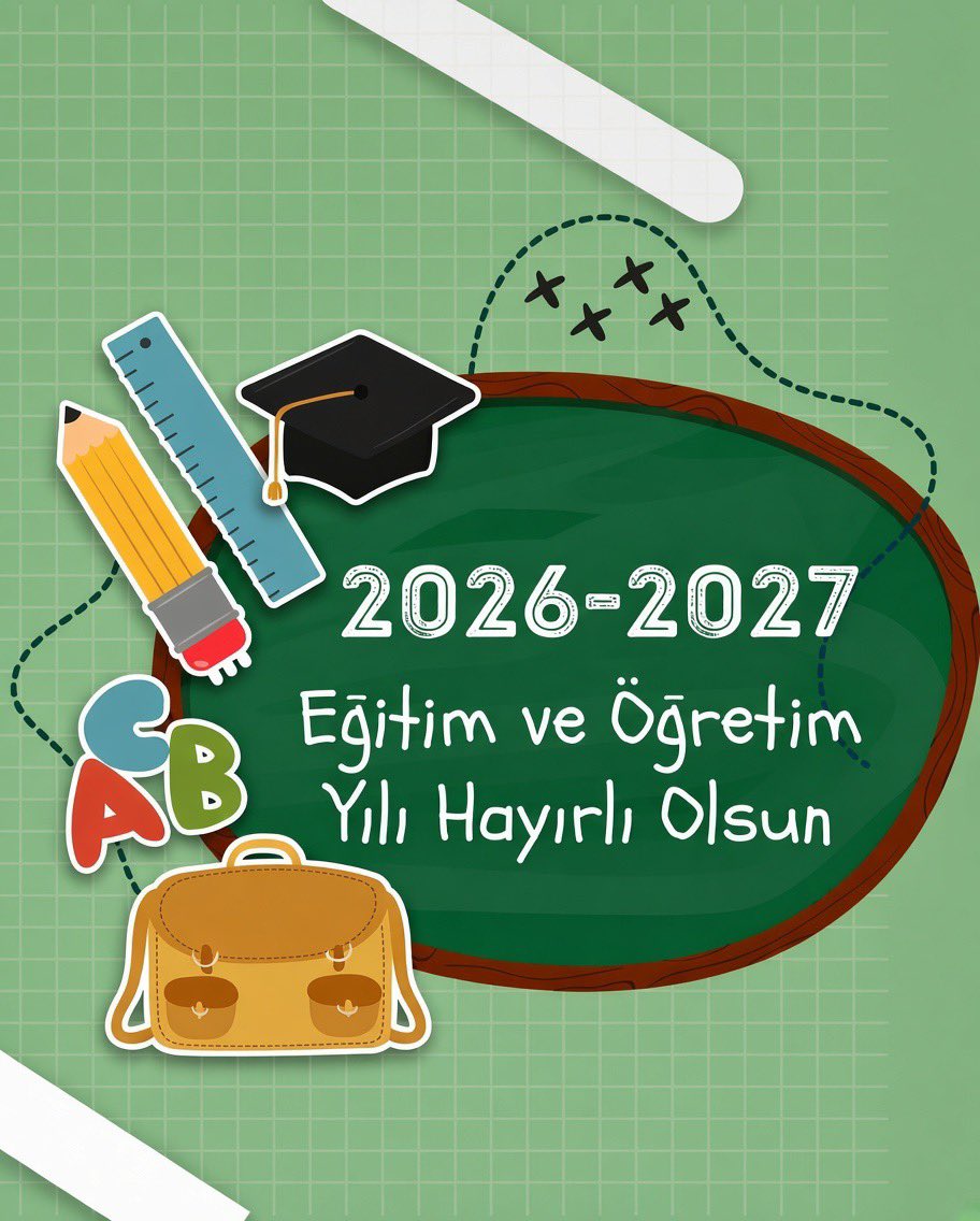 MBBurak_Basuguy's tweet photo. 2026-2027 Eğitim-Öğretim Yılının Tüm Eğitmenler, Akademisyenler, Öğretmenler ve Öğrenciler İçin Hayırlara Vesile Olmasını Temenni Ediyor, Muvaffakiyetler ve Zihin Açıklığı Diliyorum. https://t.co/eUusIfqkXY