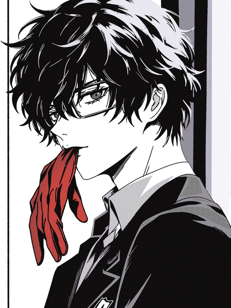JackWest1217's tweet photo. 我在学校里be like：

#persona5 #p5 #雨宮蓮 #JOKER https://t.co/TKiIeFcGe1