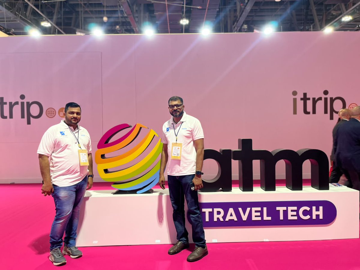 SkybookDigital's tweet photo. Day 1 at #ATM2026 ✈️

Great conversations, new connections &amp; fresh ideas from the travel industry.

📍 Meet Skybook Digital at Stall TT2500, ATM Dubai 2026.

#ATMDubai #SkybookDigital #TravelMarketing #TravelTech https://t.co/7G3YgEAxNl