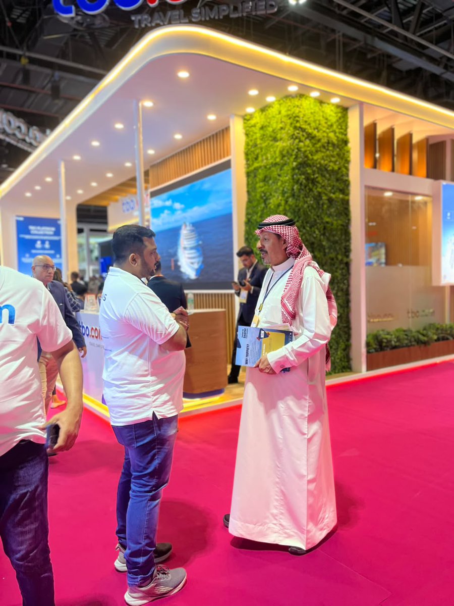 SkybookDigital's tweet photo. Day 1 at #ATM2026 ✈️

Great conversations, new connections &amp; fresh ideas from the travel industry.

📍 Meet Skybook Digital at Stall TT2500, ATM Dubai 2026.

#ATMDubai #SkybookDigital #TravelMarketing #TravelTech https://t.co/7G3YgEAxNl
