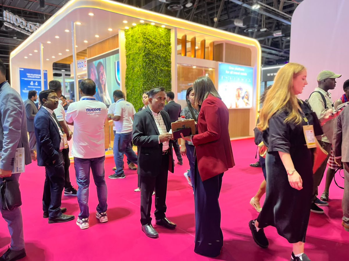 SkybookDigital's tweet photo. Day 1 at #ATM2026 ✈️

Great conversations, new connections &amp; fresh ideas from the travel industry.

📍 Meet Skybook Digital at Stall TT2500, ATM Dubai 2026.

#ATMDubai #SkybookDigital #TravelMarketing #TravelTech https://t.co/7G3YgEAxNl