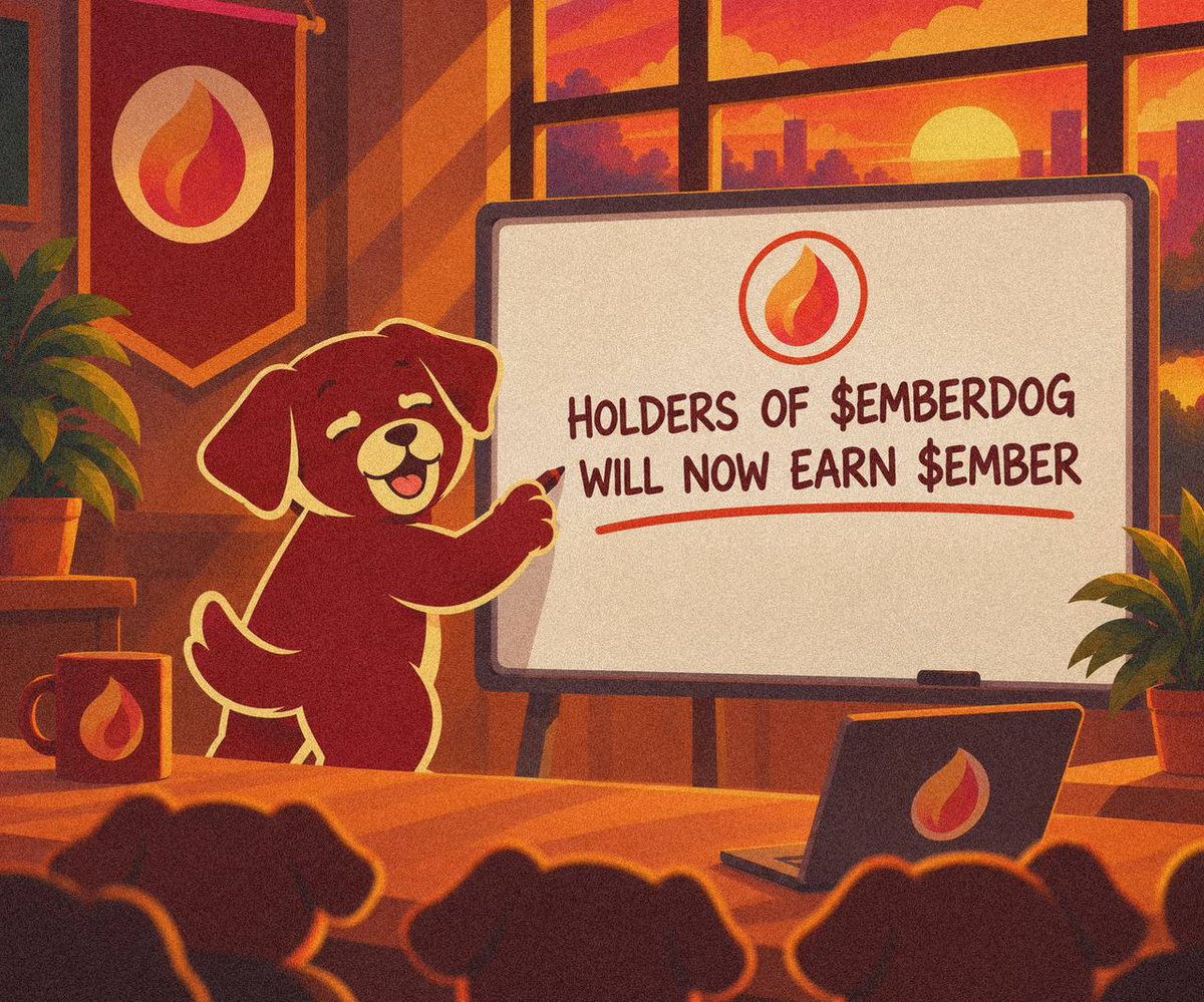 Emberdogmet's tweet photo. MAJOR UPDATE : 

WELL THERE YOU HAVE IT, THANKS TO THE @embercurvefun UPDATE HOLDERS OF $EMBERDOG WILL NOW EARN $EMBER 

WE ARE HAPPY TO POUR BACK INTO THIS ECOSYSTEM AND ALSO HOLDERS OF $EMBERDOG 

WOOF WOOF ! https://t.co/xyKK2uWykH