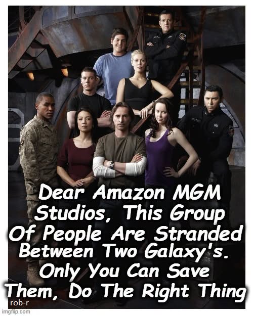 stargatelives's tweet photo. Still here
Still waiting
Still hoping
Still making noise
Something we will continue to do so until we hear from @AmazonMGMStudio telling us they have reinstated Martin Gero and team to finish the new Stargate they were working on.
#SaveStargate https://t.co/cOdfqJJs4o