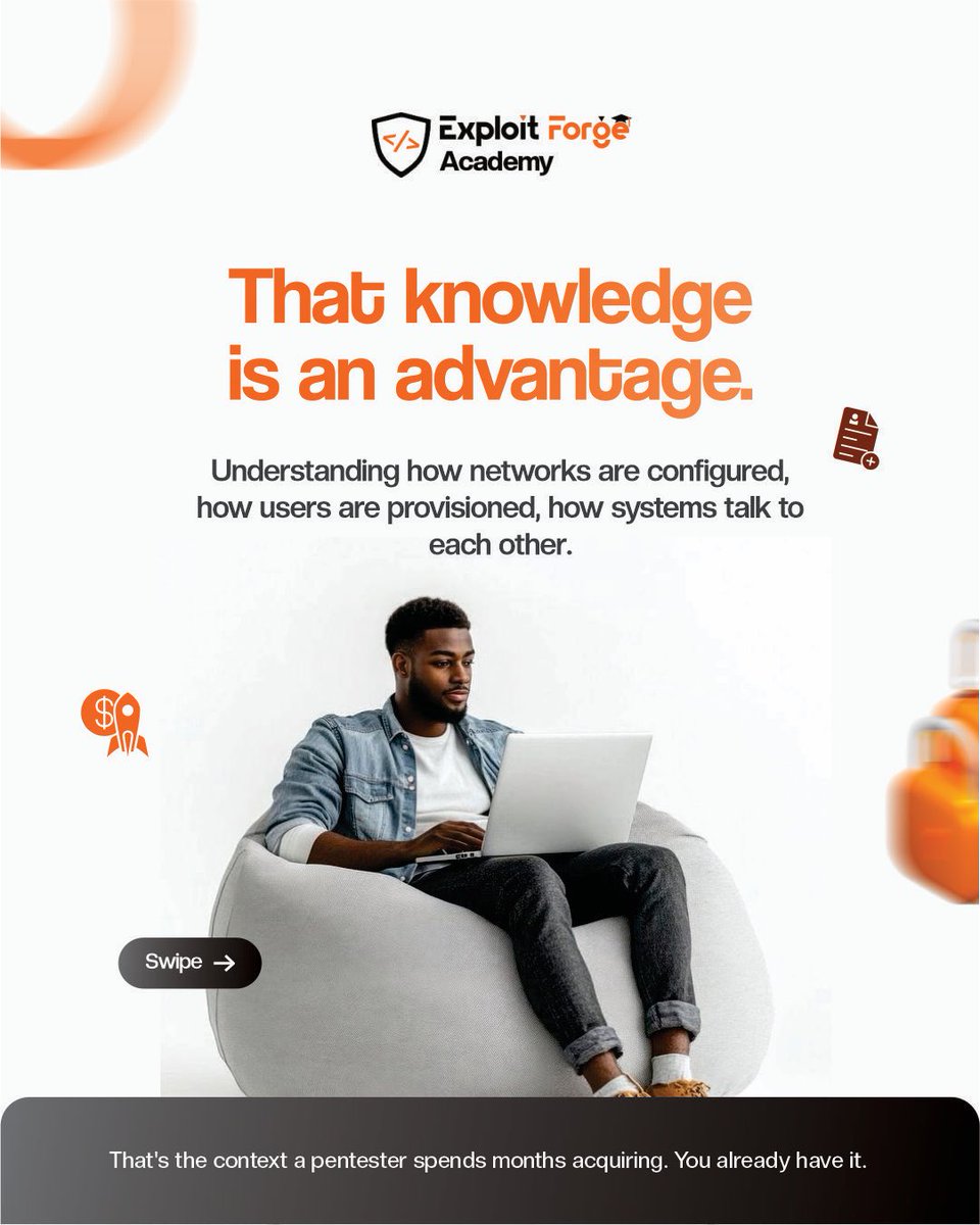 ExploitforgeLTD's tweet photo. Thinking about moving from IT support, networking, or sysadmin into offensive security?
You already have the foundation. What you need is the mindset and hands-on practice.
That’s why we’ve built @ExFacademy.

#cybersecurity #offensivesecurity #learning #training #ExploitForge https://t.co/wbGYARJ3w1