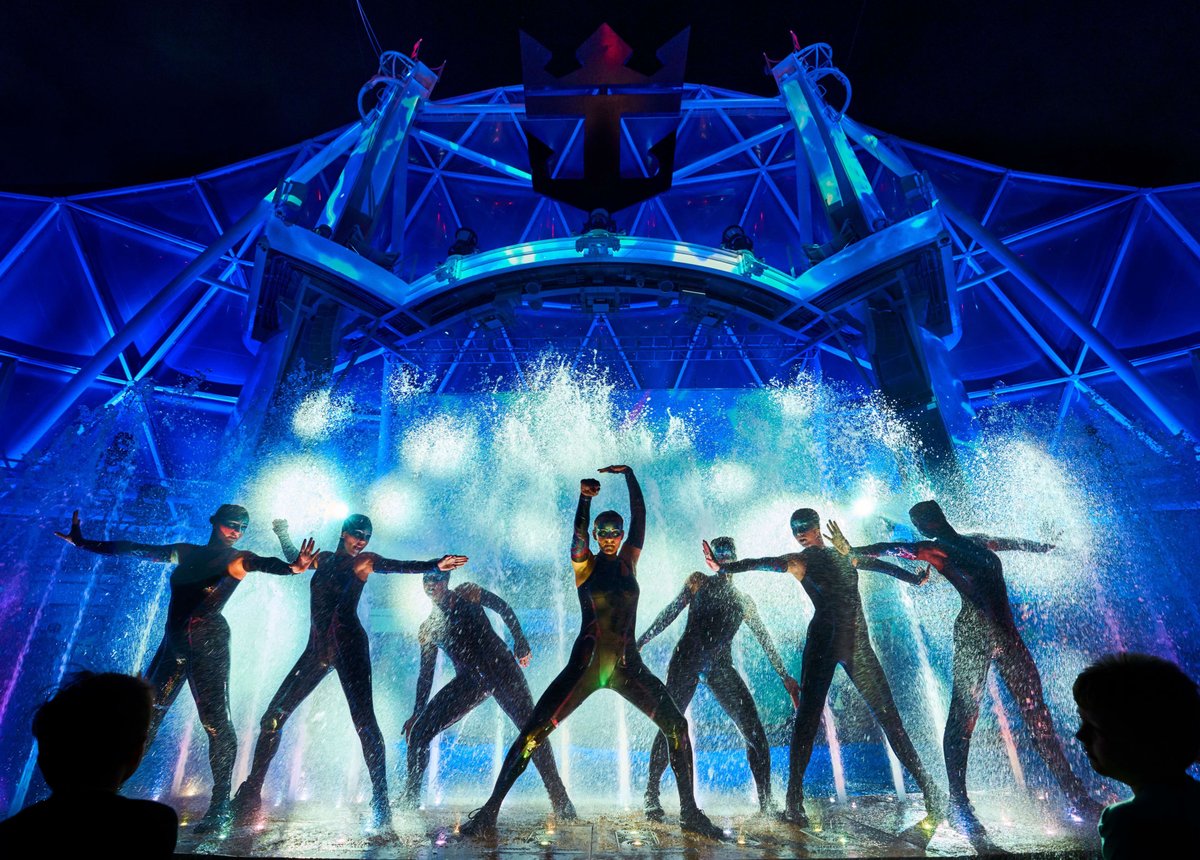 TravelWithAnnaH's tweet photo. Dive into excitement at one of Royal Caribbean’s AquaTheater shows. 🤩 Experience gravity-defying stunts with breathtaking ocean views. Get ready for a show that will keep you on the edge of your seat!  #RoyalCaribbean #AquaTheater

#cornerstonecollectivemanagement https://t.co/4lM4edh28A