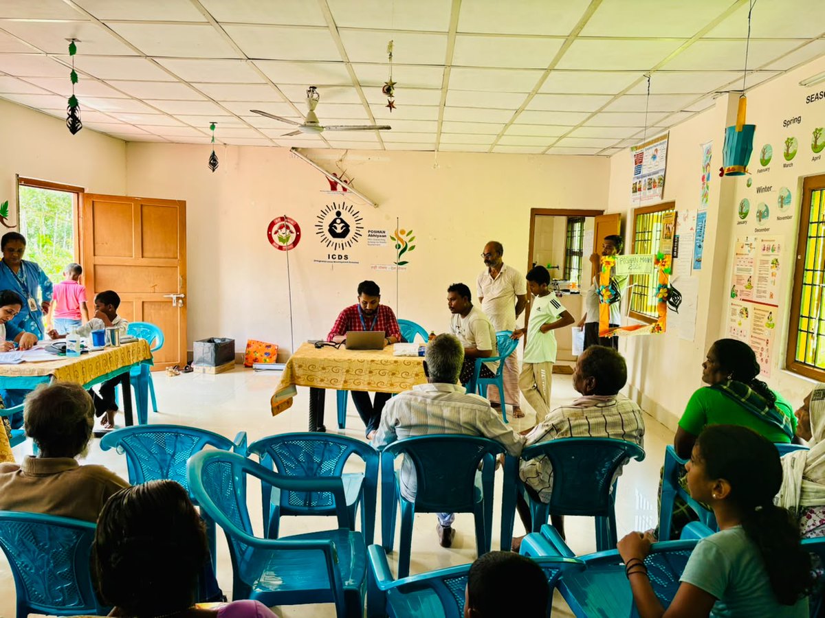 icmrrmrcsvp's tweet photo. Sickle Cell Anaemia Screening Programme 🩸

A Health Camp-cum-Screening Programme for Sickle Cell Anaemia was conducted under the National Sickle Cell Anaemia Elimination Mission (NSCAEM) in collaboration with *DHS, Sri Vijaya Puram, at Anganwadi Centre, Jirkatang, on 12.09.2026. https://t.co/N9IqhYycR5