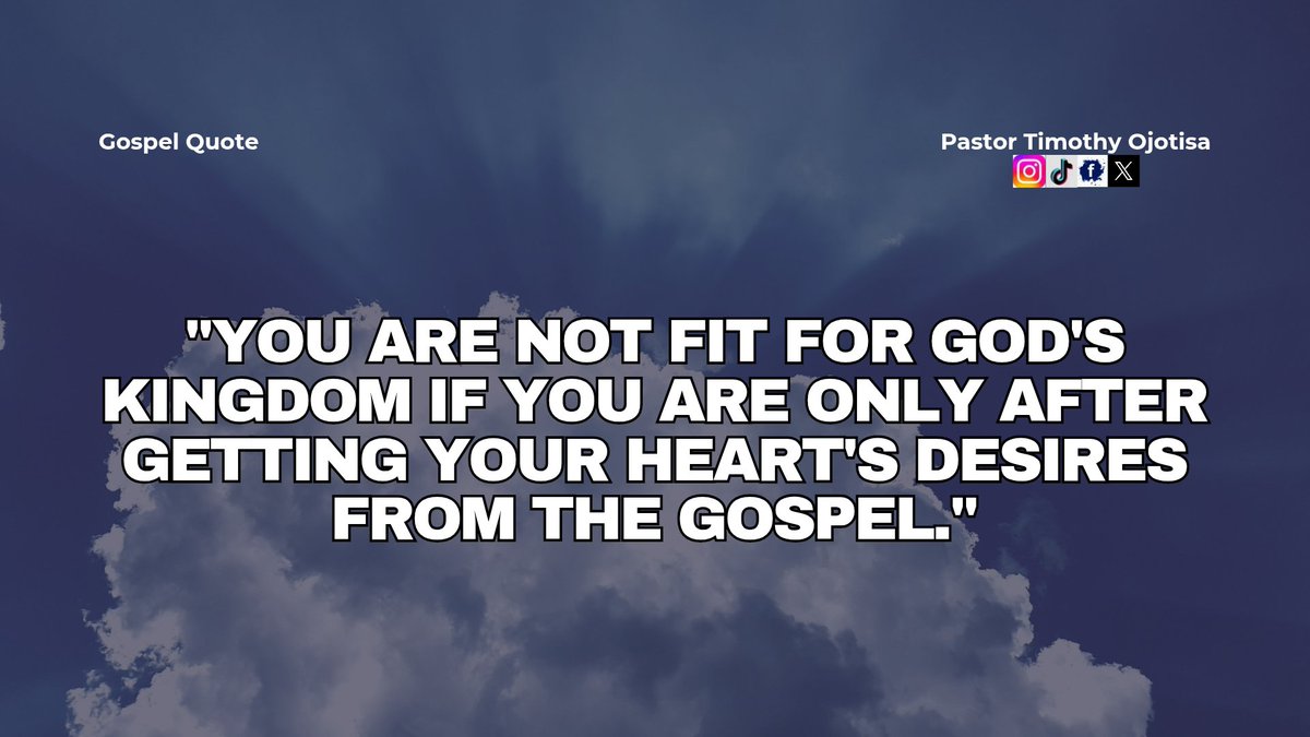 ajaluogun's tweet photo. Gospel Quote from Pastor Timothy A.I Ojotisa https://t.co/NyhQ3HBAtL