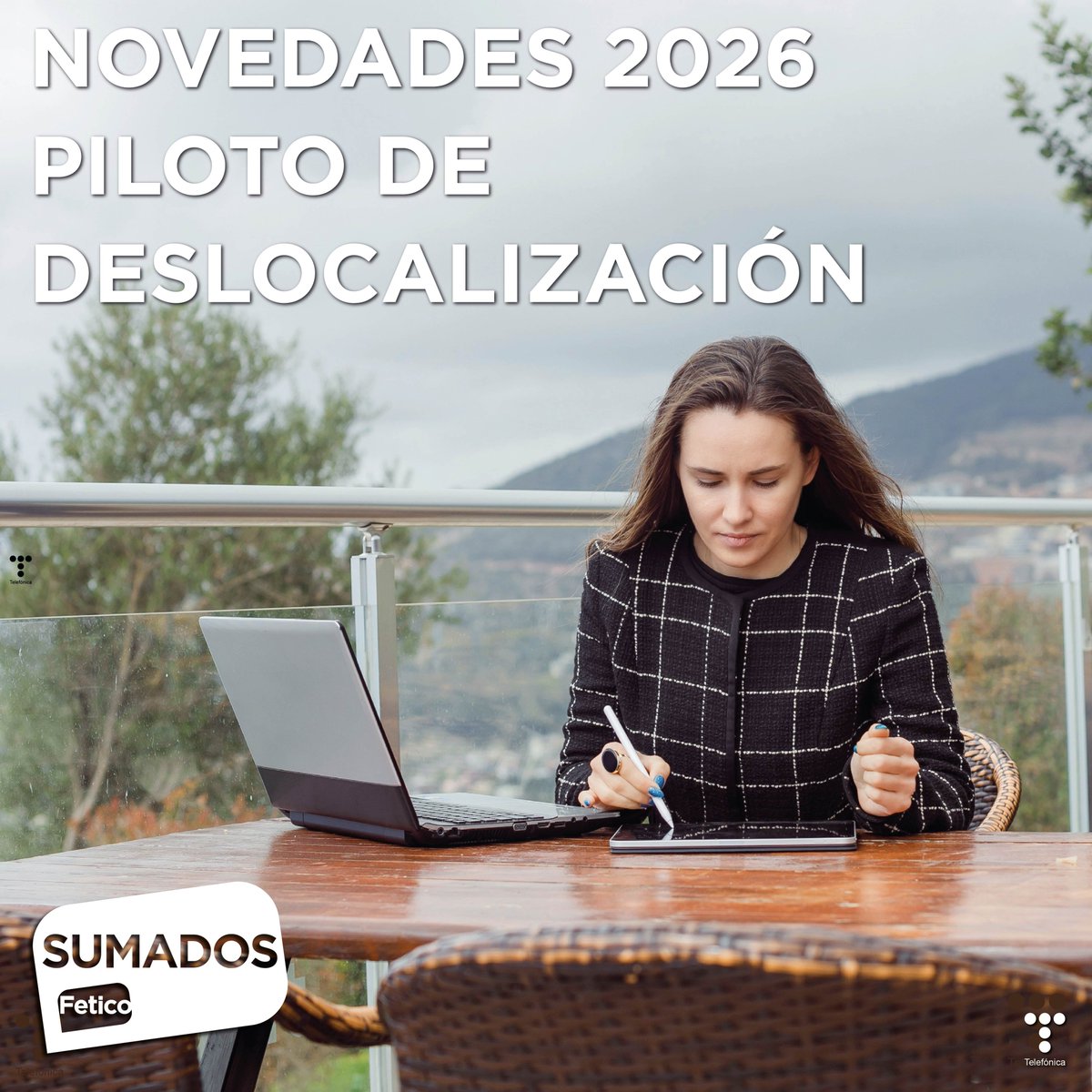 SumadosT's tweet photo. Todas las novedades con respecto al piloto de deslocalización de 2026 en el ámbito del CEV de Telefónica:  
🔗https://t.co/u6kvG2WaFZ  
#Telefónica #convenioempresasvinculadas #SUMADOS #sumadosfetico https://t.co/KwhJQQsGEZ