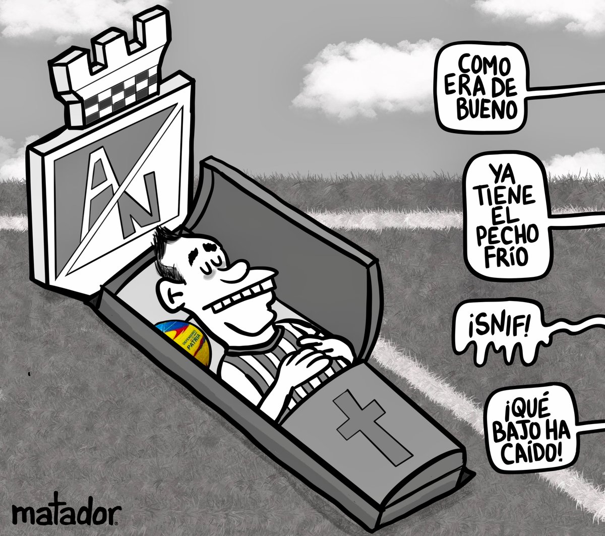 Matador000's tweet photo. Enti...enti...entierro de...qui...quin...quin...ta.

¡Entierro de quinta!

Lo dije de una. https://t.co/jAuHj1SQTJ