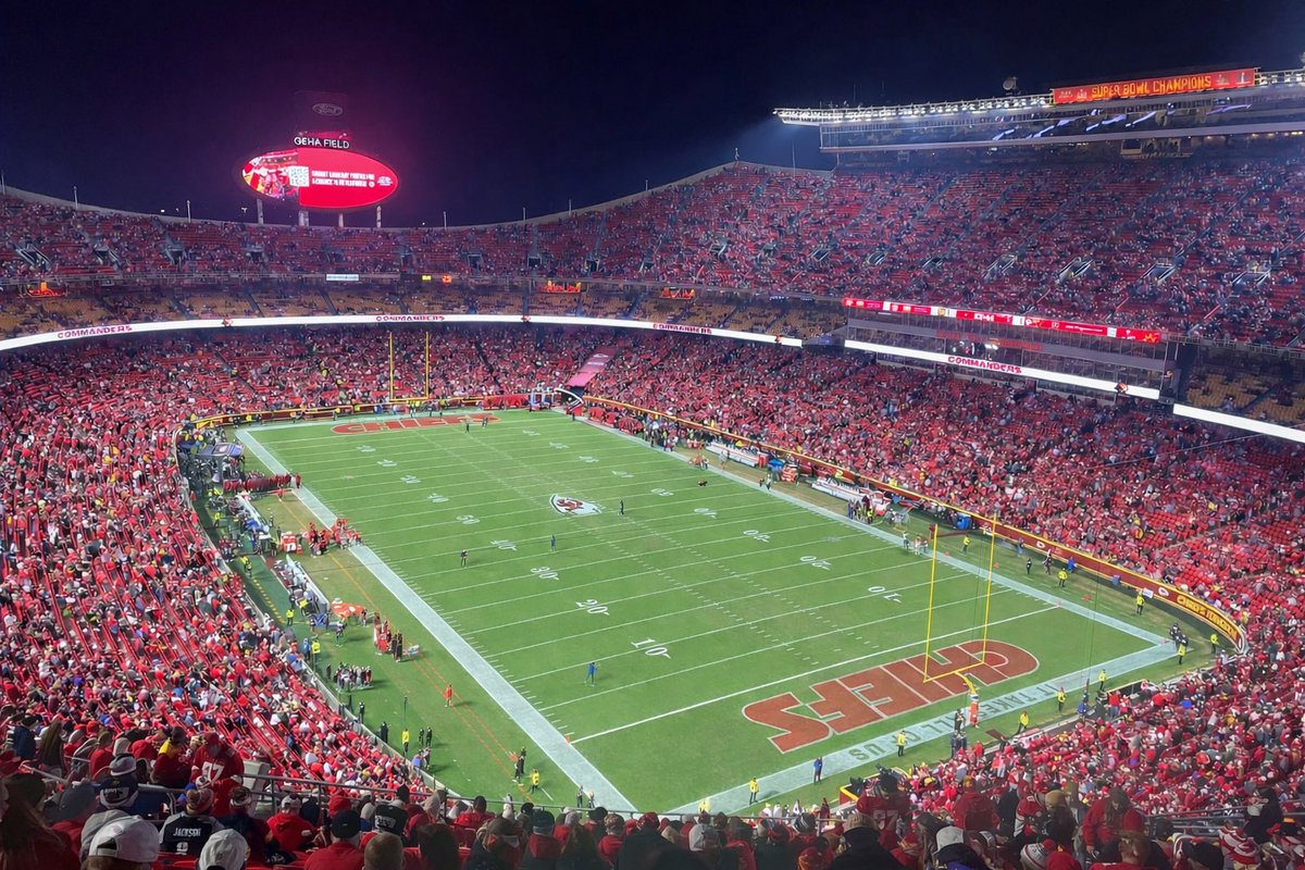 Daily_Chiefs_'s tweet photo. WAKE UP CHIEFS KINGDOM… IT’S CHIEFS GAMEDAY! ☀️

In less than 12 hours, Arrowhead will be rocking as the Chiefs officially kick off their season. ❤️💛

We’ve waited all offseason for this.

If you’re going tonight, MAKE ARROWHEAD SHAKE. 🗣️🏟️ https://t.co/YQLtgMXXbG