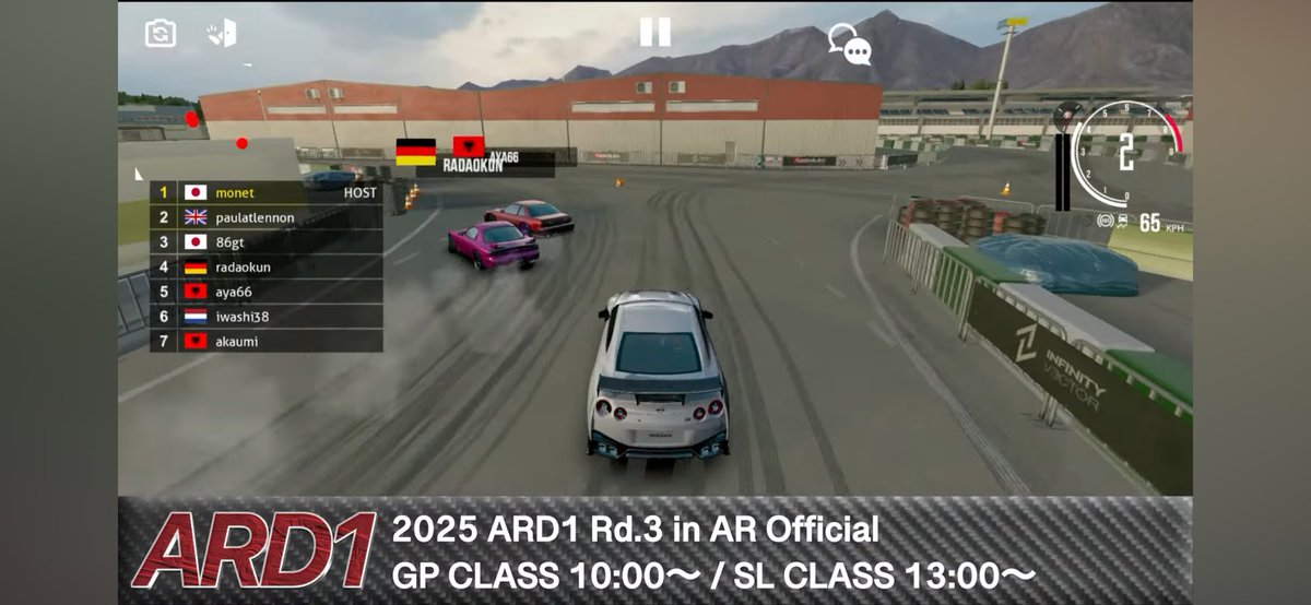 ARD1Official's tweet photo. #ARD1SL 2025年度シリーズランキングを公開します。

チャンピオン 亀茶選手🎊
AE86で常に完璧な走り、圧巻の一言。

2位 もか選手
優勝こそないもののとにかくいろんな見せ場を作った名手！

3位 ぜろあそると選手
コンスタントにポイントを稼ぎ見事に3位に‼︎

#AssolutoRacing
#ARD1 https://t.co/ei9Z1ABgZT
