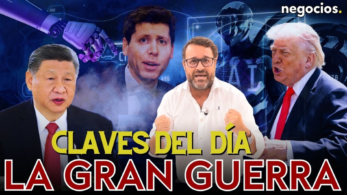 negocios_tv's tweet photo. Claves del día: La gran guerra de la IA, la amenaza del poder absoluto y el peligroso juego de Rusia
https://t.co/Kf79yLPIbj
#claves #clavesdeldia #josevizner #vizner #ia #trump #eeuu #china #guerra #geopolitica #petroleo #noticias #rusia #economia #negociostv https://t.co/oDw35B3GD2
