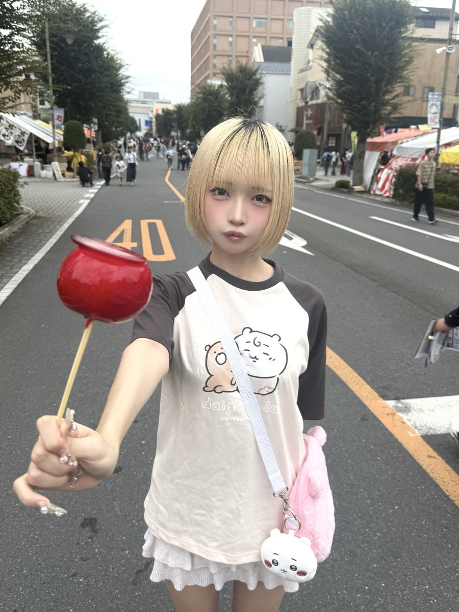 Momo_YAABUR's tweet photo. ちいかわコーデでお祭り行った🎶 https://t.co/X1NLUnysXc