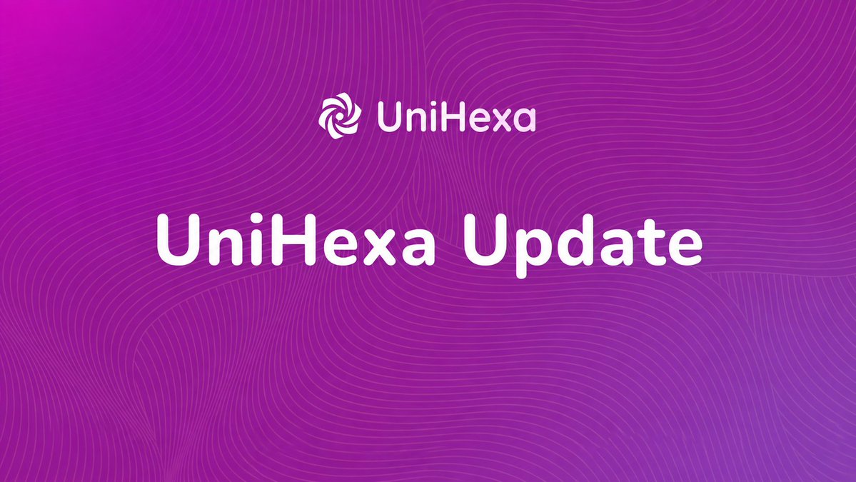 unisat_wallet's tweet photo. 🟣 UniHexa Update

Every user that previously applied for UniHexa access through webpage or official channels has now been whitelisted. Thank you so much for the warm reception. Glad to know so many of us are still passionate about Bitcoin native trading!

Trading of UNCOMMON•GOODS, DOG•GO•TO•THE•MOON and MAGIC•INTERNET•MONEY are now supported, with brc-20 trading coming soon.

UniHexa aims to become the liquidity infrastructure for Bitcoin native assets. One platform. Multiple protocols. Self-custody. Live on Bitcoin mainnet.

We appreciate any feedback to improve UniHexa. Let's take Bitcoin trading to the next level!

🎉 Exciting events coming. Follow @Uni_Hexa for updates!