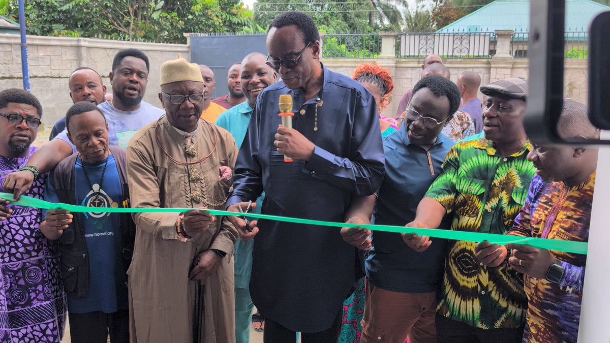 miideekor's tweet photo. A new home for ecological knowledge and action has opened in Ogoni.
On 12 September 2026, the Miideekor Ecological Knowledge & Action Centre, Kani, Ogoni, was commissioned by Rev. Nnimmo Bassey, Executive Director of HOMEF.
#Miideekor #Ogoni #EnvironmentalJustice #NigerDelta https://t.co/d0iexiGVEf
