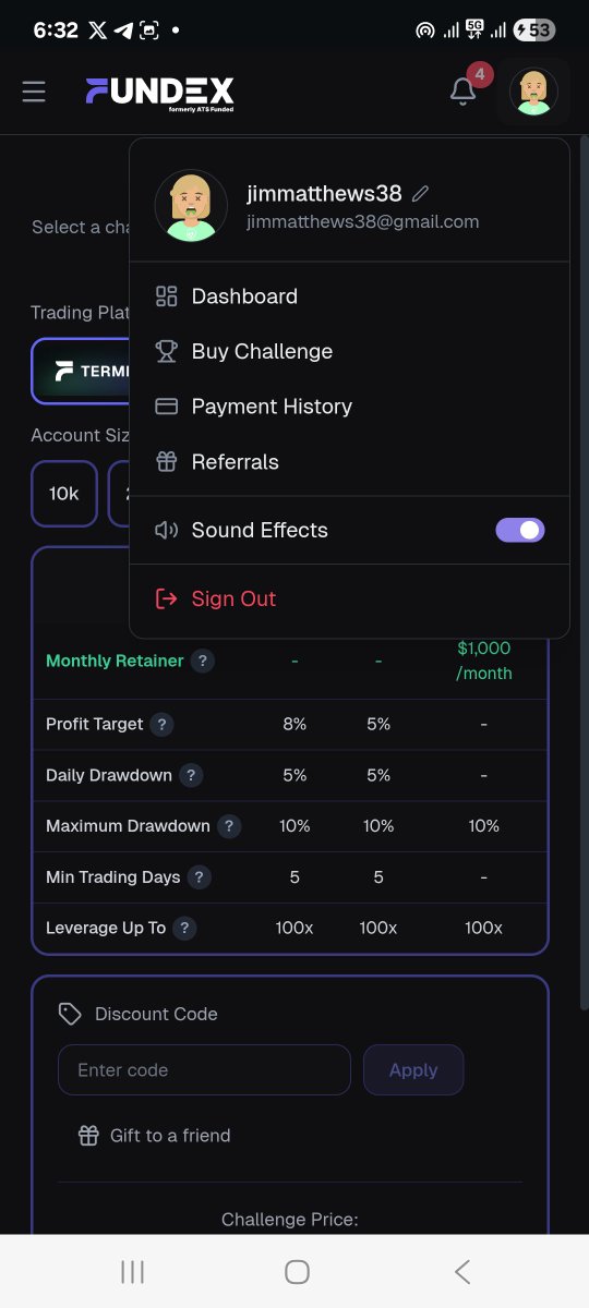 JimMatthew34279's tweet photo. @Eurusd_killer @fundex @helpfundex Hoping to get selected for this one. Best of luck to everyone participating! https://t.co/nqr4lgNukT