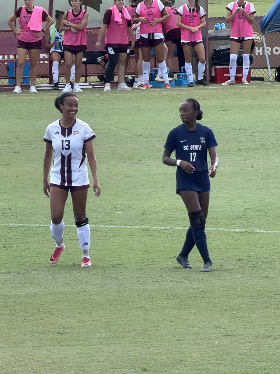 SoccerAsh2026's tweet photo. So grateful I got to share the field with @KelisJustice again yesterday! From playing together in middle school and high school to now playing against each other in college, it’s crazy to see how far we’ve both come. So happy to get the win 😜⚽️

Can’t wait for the next time we’re on the pitch together! @DSN_Wildcats @duluth_wildcats