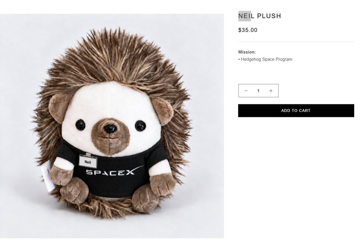 TexasTDunc's tweet photo. SpaceX added Neil The Hedgehog?! https://t.co/VOdEbfejcV https://t.co/hwv0paiVIA