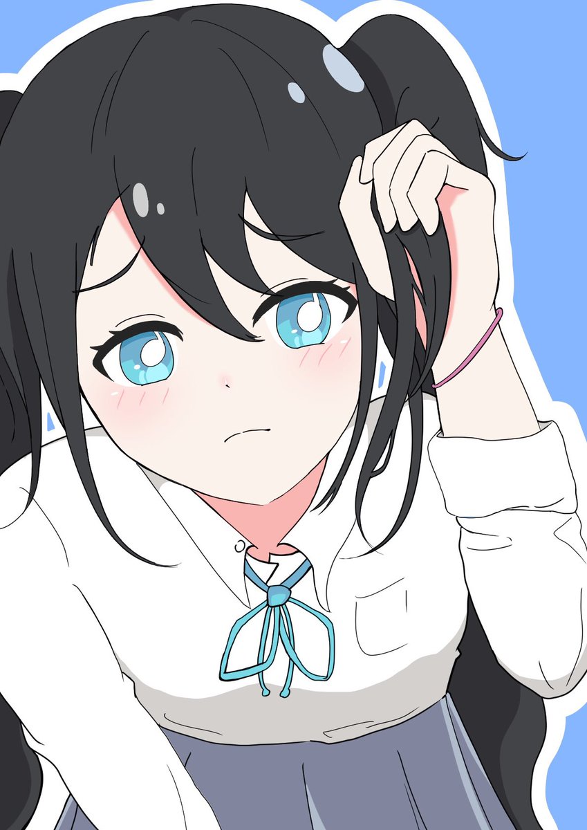 illusShite's tweet photo. 黒髪初音ミク https://t.co/cG8SGwcxql