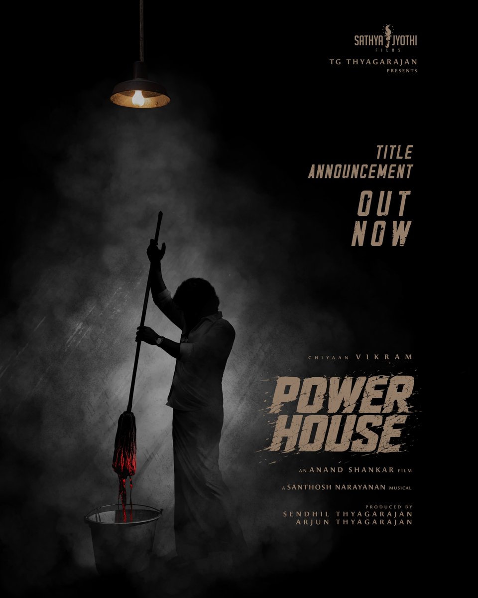 rameshlaus's tweet photo. From serving feasts by day to serving fear by night! 🔥

CHIYAAN switches worlds in style — a wedding caterer with a deadly gangster side. ❤️‍🔥

#PowerHouse Title Announcement Promo

▶️ https://t.co/SwDjEulrLT

A film by Anand Shankar, on the big screens - 2027.

@SathyaJyothi @chiyaan @anandshank @Music_Santhosh @riyashibu_