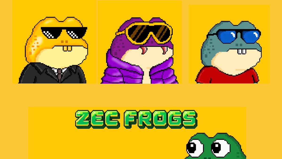 naxweb3's tweet photo. ZEC Frogs 6,969 Pixel Frogs living private on ZEC. Free mint, shielded by default.

The first Frog collection on ZEC, building its own custom launchpad and marketplace.
This is just the start. A lot more is coming to the pond soon 🐸

👇 How to Enter

• Follow @zecfrogs
• Retweet and comment on pinned post
• Complete All Task on Gachain Web : https://t.co/EE4kWCjKF5

🏷️ Mint Info

• Supply: 6,969
• Mint price: Free
• Chain: $ZEC (Zcash L1)
• Mint date: TBA

IMPORTANT:
👛 Wallet: Noir only. Submit a u1 (shielded) address from the @noir_wallet
