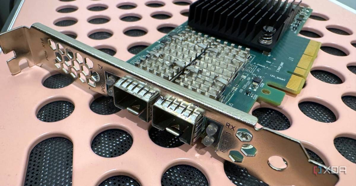 A $15 card pulled out of a decommissioned server is still the cheapest way to get 10GbE at home