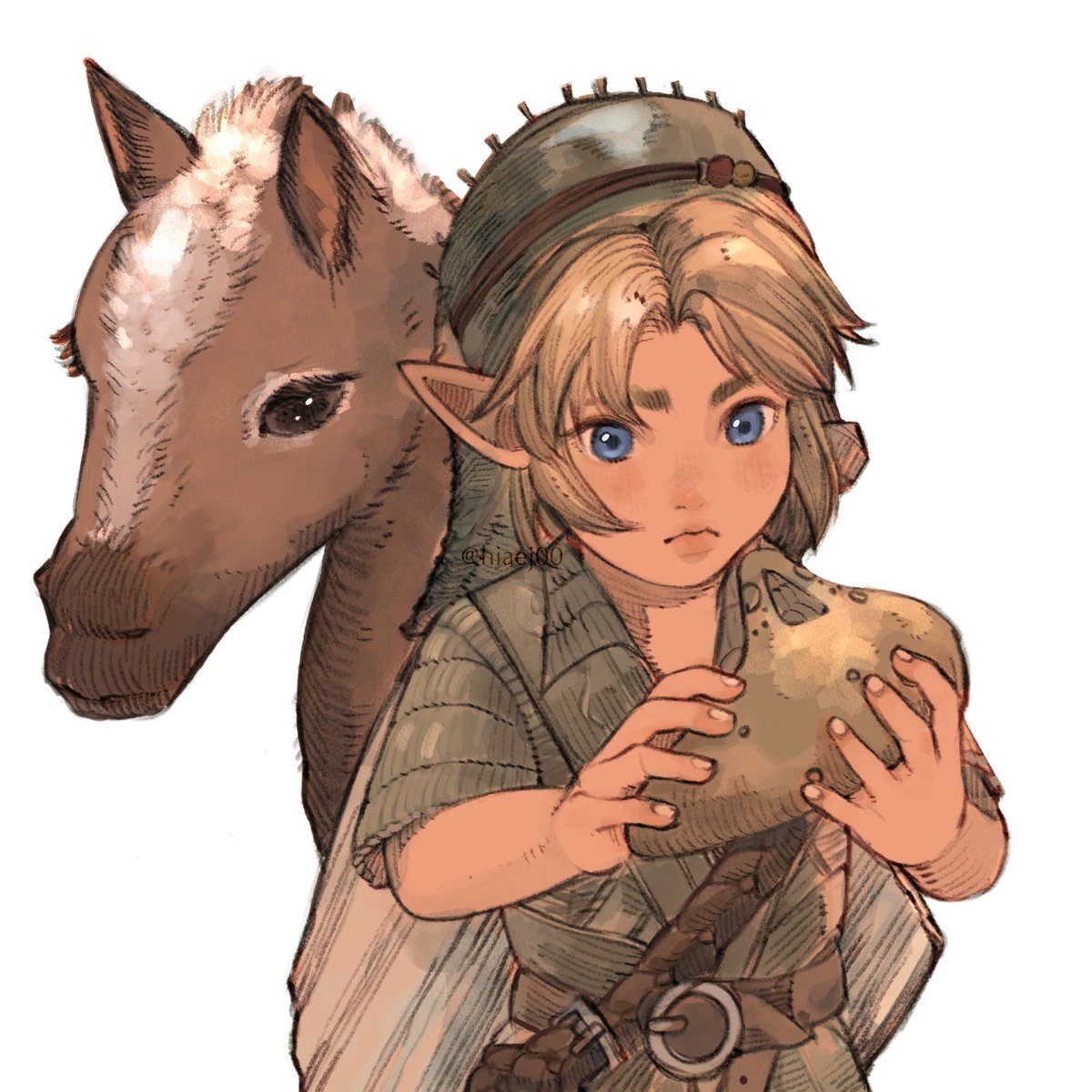 hiaej00's tweet photo. a baby #ゼルダの伝説 #OcarinaOfTime #TheLegendOfZelda https://t.co/vNQc04U4H1