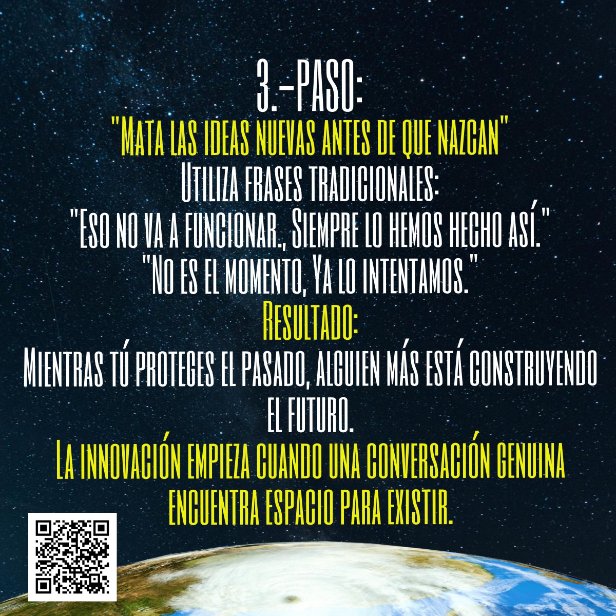 Borisroche's tweet photo. Manual para extinguir tu liderazgo en la era de la IA.

✅ Ignora talentos.
✅ Mata ideas nuevas.
✅ Controla todo.
✅ Deja de escuchar.
✅ Olvida tu humanidad.

Y observa cómo desaparece tu influencia. 

🌟El talento impulsa.   🚀El SER lidera.

#Liderazgo #Talentos #BorisRocha https://t.co/k1k7gKkivk
