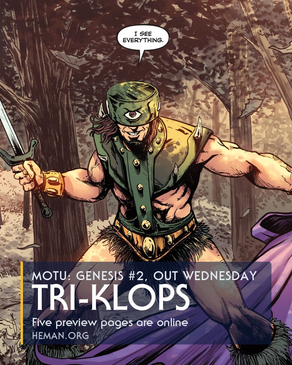 hemanorg's tweet photo. Skeletor wants him in the army. He asks for the coin purse.

Dark Horse put five pages of Masters of the Universe: Genesis #2 online. In shops Wednesday, 32 pages, $4.99, two covers.

https://t.co/6vvgJOeEH8 https://t.co/XFRmx6Bg5x