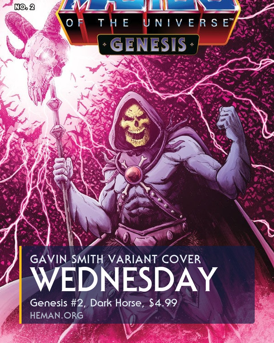 hemanorg's tweet photo. Skeletor wants him in the army. He asks for the coin purse.

Dark Horse put five pages of Masters of the Universe: Genesis #2 online. In shops Wednesday, 32 pages, $4.99, two covers.

https://t.co/6vvgJOeEH8 https://t.co/XFRmx6Bg5x