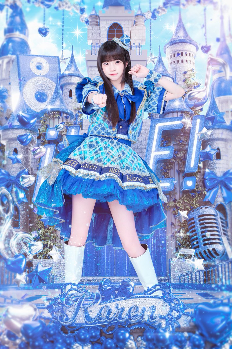 iLiFE_official's tweet photo. 【新アー写公開】

♥空詩かれん
♡担当カラー 青
♥かれんに奏でる君とソナタ♪

「革命のその先へ！まだまだ行くぞ！」

#iLiFE https://t.co/WiCzMn1y6w