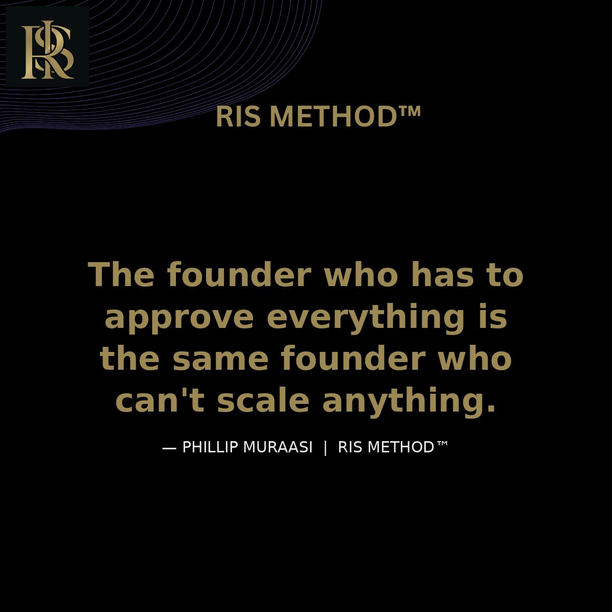 coachphill_k's tweet photo. The founder who has to approve everything is the same founder who can't scale anything. — Phillip Muraasi | RIS Method™

Take the Leadership Friction Autopsy: https://t.co/0S058kwuru https://t.co/sMkMpJFr4k
