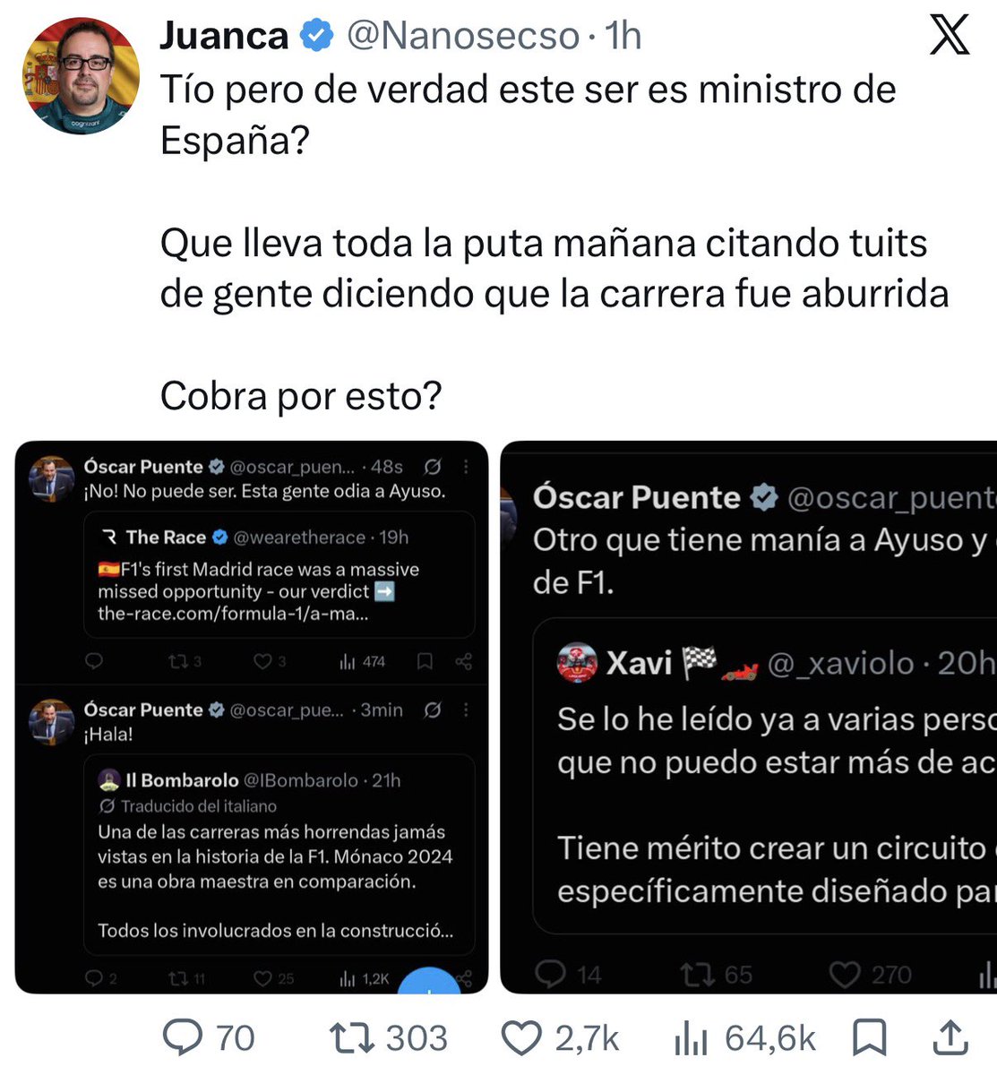 mejoreszasca's tweet photo. ZASCA!!!!!!!!!! de @Nanosecso a @oscar_puente_ https://t.co/8PIW5j7F6h