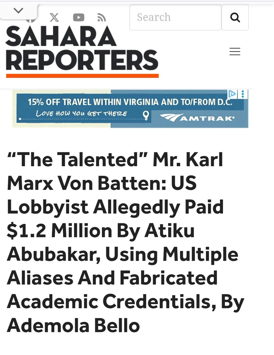 Von Batten-Montague-York, L.C. on X: "PUBLIC NOTICE: @SaharaReporters and Ademola Wasiu Olalekan Bello are hereby requested to preserve all documents, communications, electronic records, source materials, drafts, notes, emails, text messages, social ...