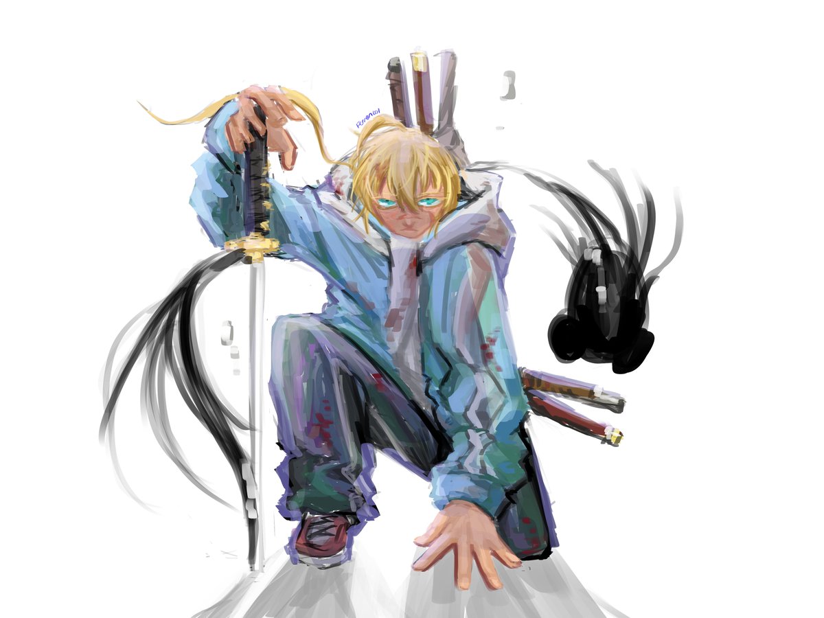 Ferren101's tweet photo. this char seems so cool... #bachiart https://t.co/Voub02SfIO