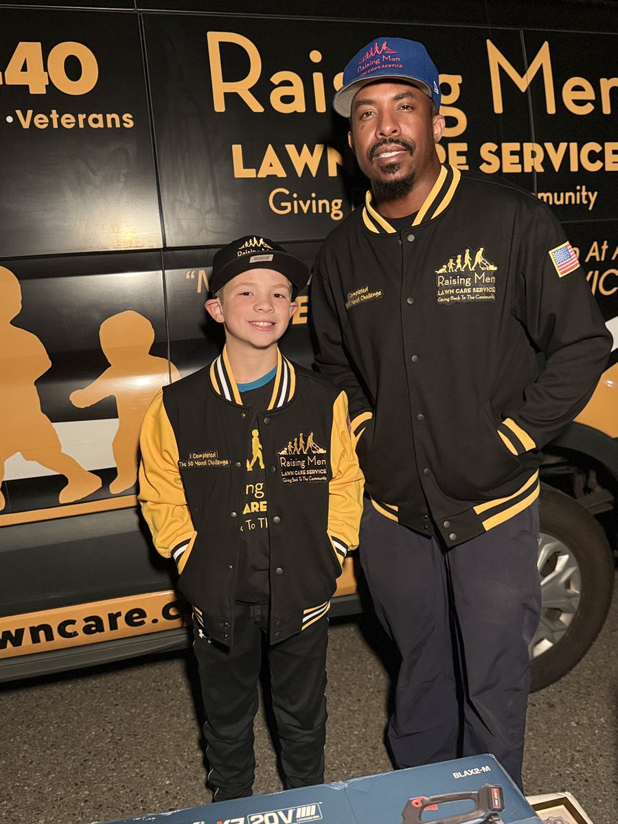 iamrodneysmith's tweet photo. Earning the Black Jacket is about so much more than mowing 50 lawns, it represents commitment, character, service, and the determination to finish what you started. Every lawn mowed for someone in need is another step toward earning something that cannot simply be bought; it has to be earned through hard work and giving back to others. When a young person puts on that Black Jacket, I want them to remember every hot day, every challenge, every person they helped, and every moment they could have quit but chose to keep going. The jacket is a symbol that says, “I made a commitment, I served my community, I didn’t give up, and I finished what I started.” It is something they should wear with pride for the rest of their lives.