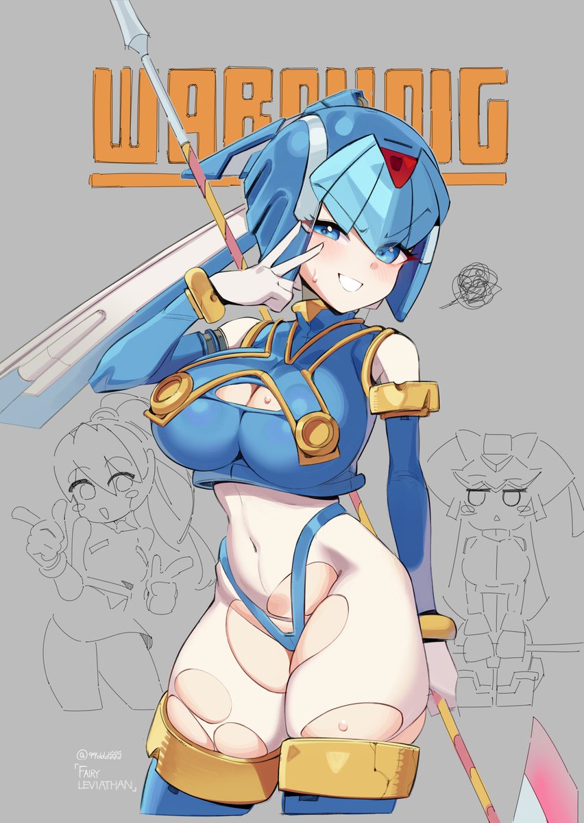 99dddggg's tweet photo. #ロックマンゼロ 
#MegaManZero 

Leviathan _11
I wanted to draw her looking a bit damaged. https://t.co/dEolaD11CR