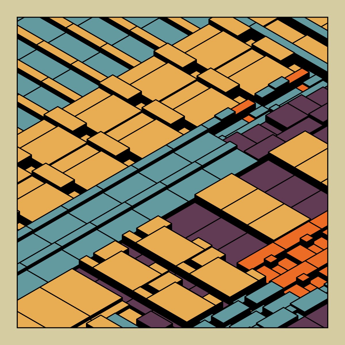 FLAMINGODAO's tweet photo. Archetype #105 by @kGolid 

"Archetype explores the use of repetition as a counterweight to unruly, random structures." https://t.co/S8CZtFXUAy