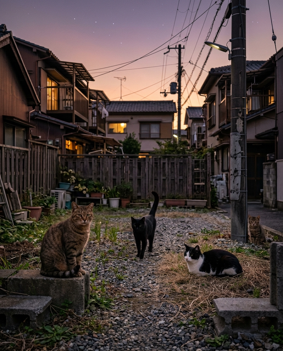 chatoubo's tweet photo. 野良猫の会議 https://t.co/ShaG7EErhh