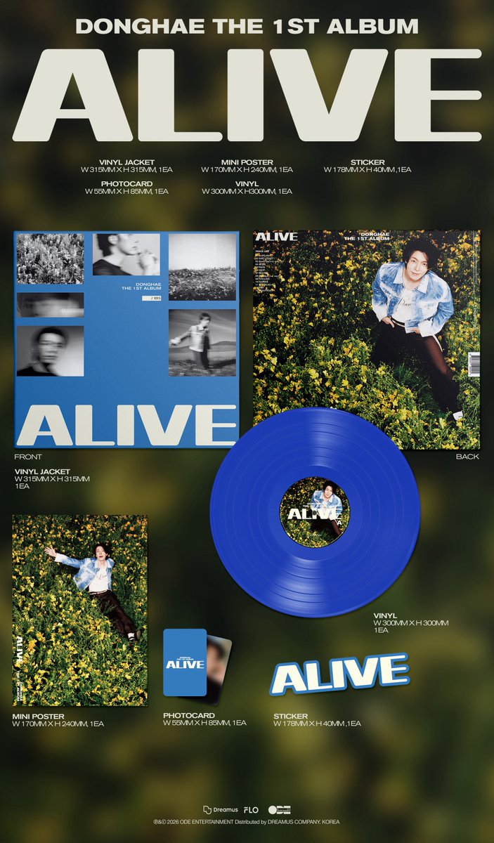 XDH_GO's tweet photo. [SG GO] DONGHAE THE 1ST ALBUM [ALIVE] LP Ver.

- Price included shipping! ✨

🔚: 14 SEP (MON), 10PM SGT

🔗: https://t.co/aAlO2BXfqO

#XDH_GO https://t.co/feP1AbYK8j