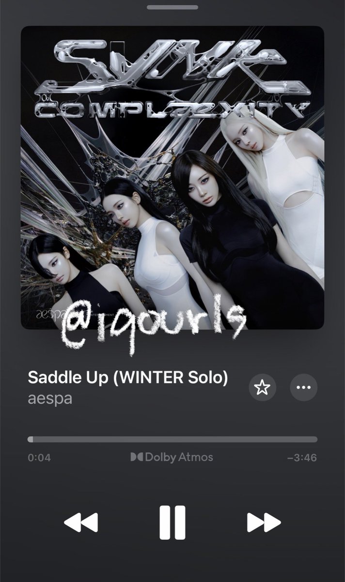 iqourls's tweet photo. มาแล้วคับสมาชิกกับ Solo ของ 4 สาว ขอสุ่มแจก Album acid 4 เมมเบอร์ ให้ผู้โชคดี 1 ท่านค่ะ 

กติกา : rt  + เมนชั่นหลักฐานการสตรีม ( ของเมมเบอร์ใดก็ได้ ) พร้อมใส่ลายน้ำของตนเอง

หากเป็นผู้ติดตาม รับเพิ่ม 200 
ไม่ต้องออกค่าใช้จ่ายใดๆ ประกาศผล 21 ก.ย. เวลา 17:11 ค่ะ 🧘🏻‍♀️🧘🏻‍♀️

#ตลาดนัดaespa https://t.co/2KGXRkoYEX