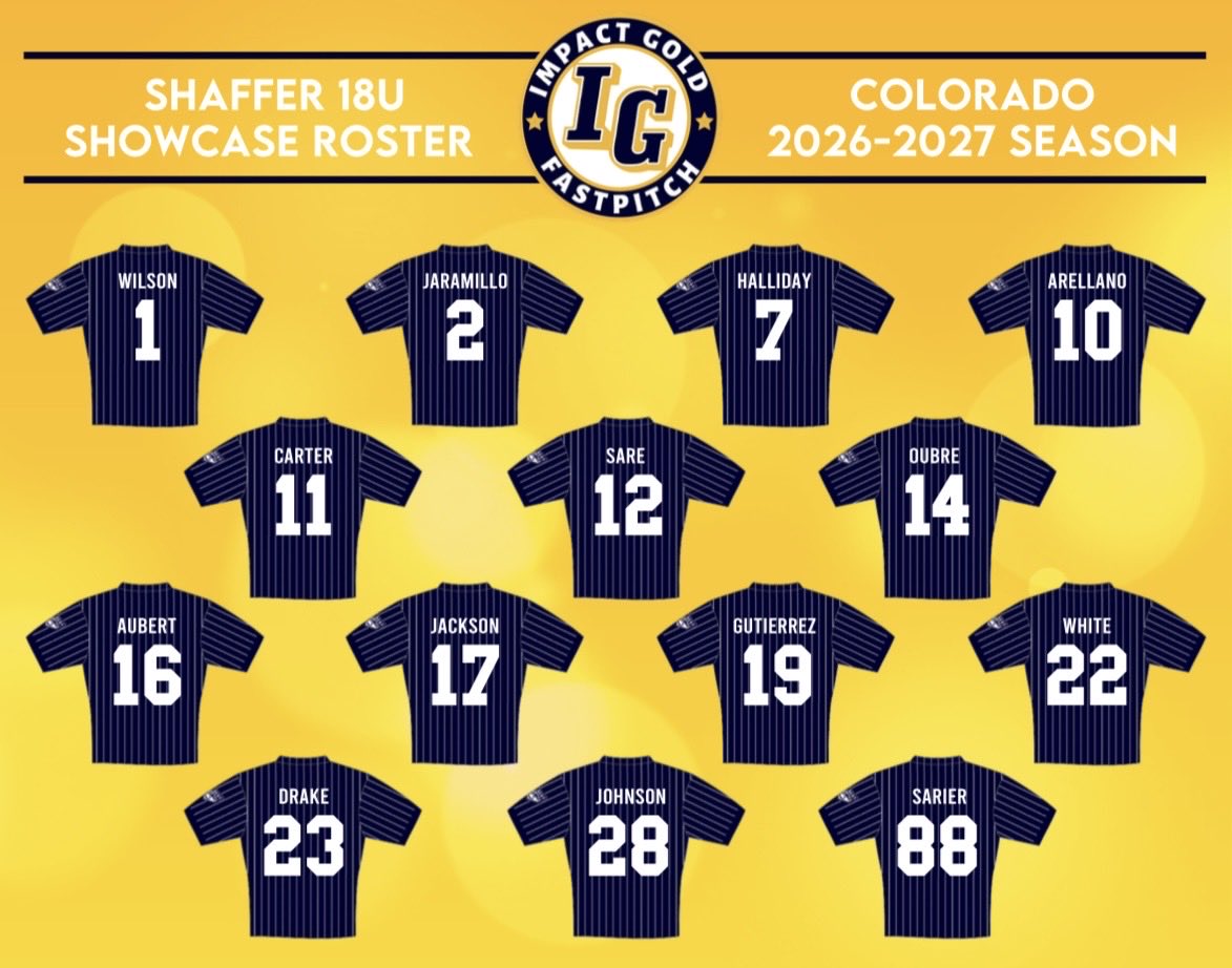 COIG_Shaffer's tweet photo. Starting Next Week, Over the Next Couple Months, We will be Spotlighting Each of Our Athletes while Counting Down to Our First Tournament of the 2026-2027 Season! 💙🥎 #seasoncountdown #playersplotlight #gettoknowtheplayers #impactgoldsoftball #roster https://t.co/IsGBROJeuP