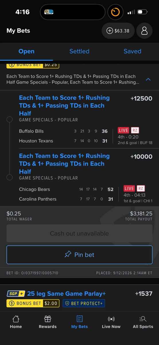 archie1286's tweet photo. @parlayvisions Damn Texans only got 1 touchdown in 2nd half smh pissed https://t.co/pMRFCO5Qhq