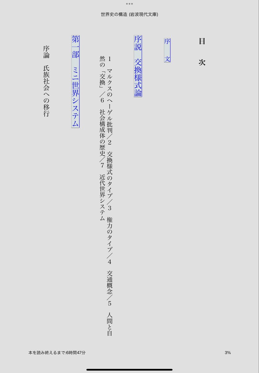 toshio_t_44's tweet photo. 柄谷行人の世界史の構造、目次がかっこよすぎて額縁に入れて飾っておきたいレベルなんだよね。 https://t.co/1zeTp4V1BY