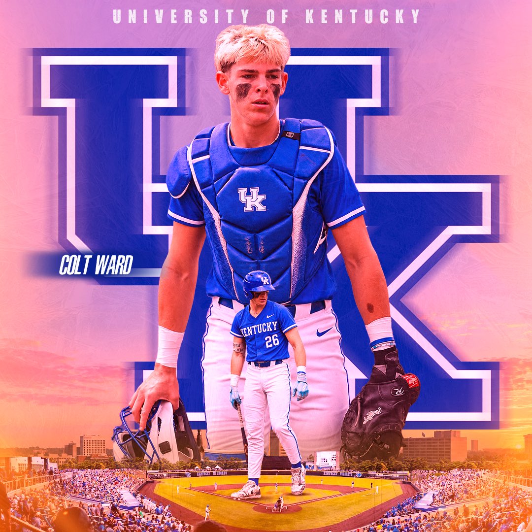 Colt_Ward30's tweet photo. I am honored to announce my commitment to the University of Kentucky! Thank you to God for His 
answered prayers and continued blessings. Thank you to Coach Minge, and the Kentucky coaching staff for the opportunity. Go Cats 🔵⚪️ https://t.co/xExZvaLiZ5