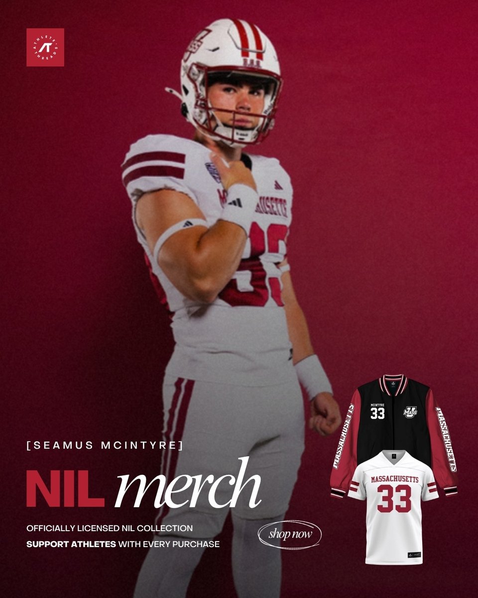 UmassThreads's tweet photo. 🔥 Seamus McIntyre Collection 🔥 Level up your Umass merch &amp; support me with every purchase 💯

🛒 https://t.co/VkNQr003Ap

Teammates and athletes at Umass, if you haven't signed up, get your free NIL merch collection here: https://t.co/VFovm0ApPf https://t.co/yHasGunTgu