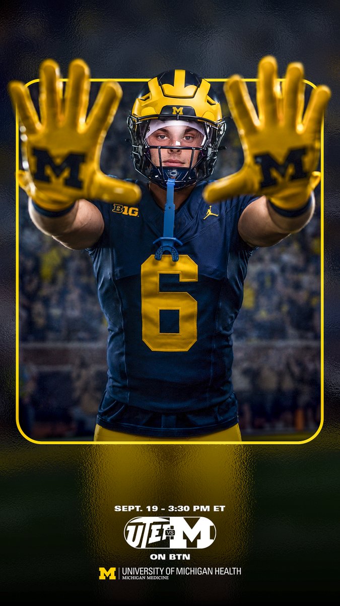 UMichFootball's tweet photo. Week 3 in the Big House! https://t.co/wExCohJT1H
